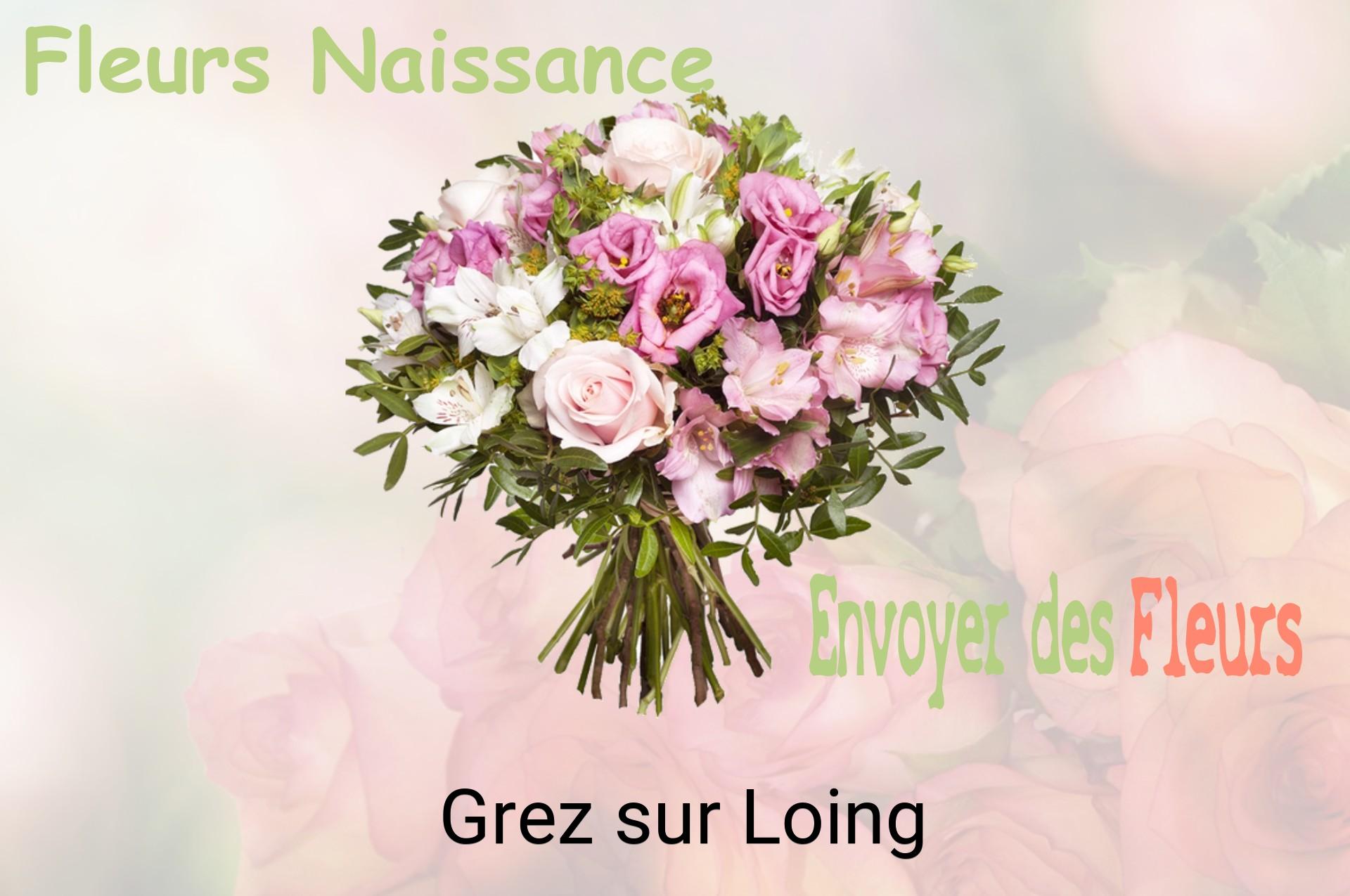 Bouquet de fleurs de naissance livré à Grez-sur-Loing